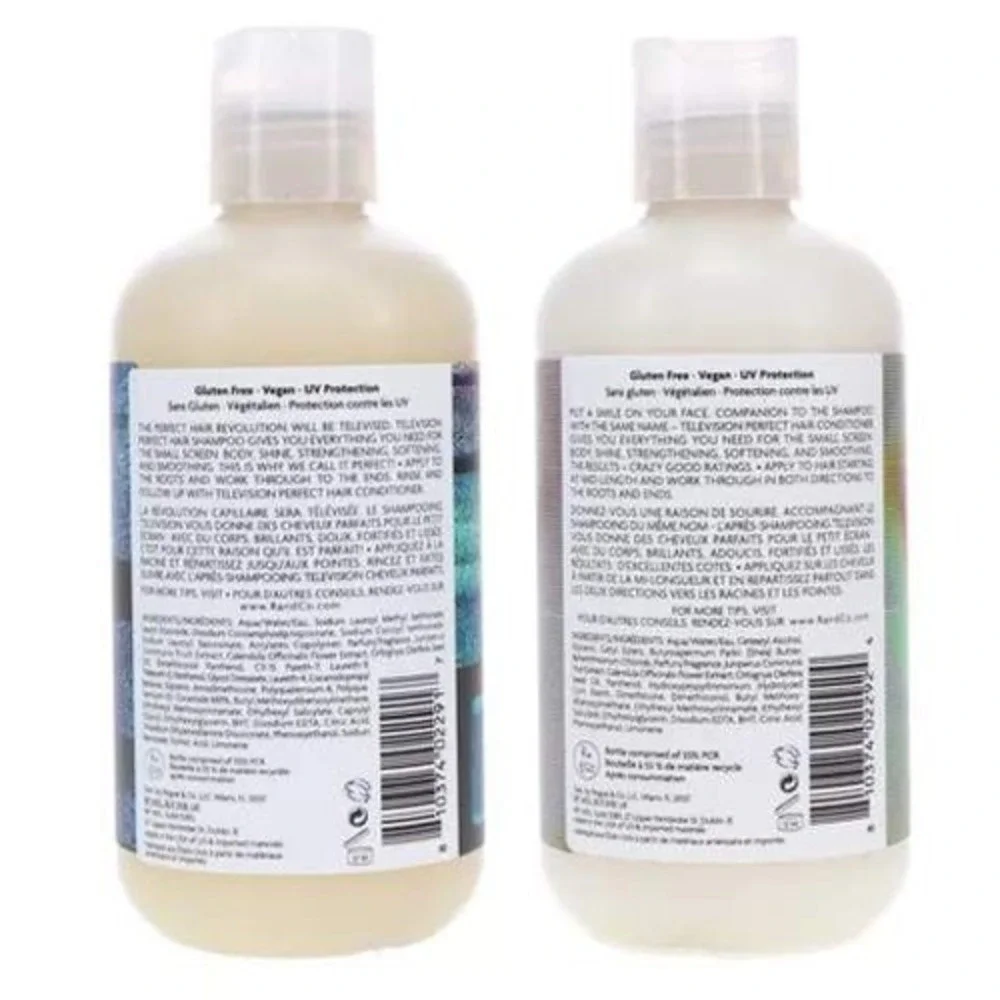 R+Co Television Perfect Hair 8.5oz Shampoo Conditioner Haircare Set NEW